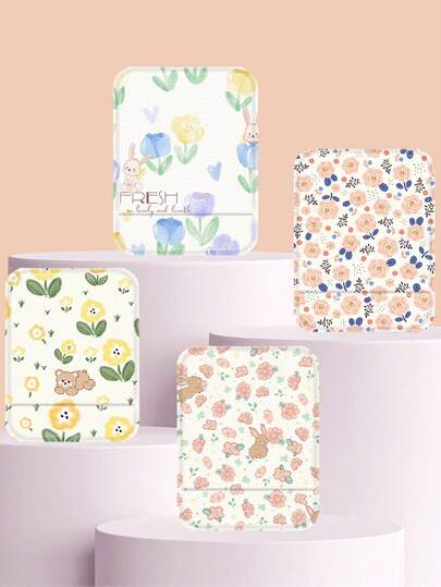 简约迷你化妆镜，便携式梳妆镜，女士折叠化妆镜