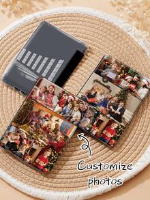 Customizable Multi-Photo Protective Case, Minimalist & Fashionable Design, Suitable For 11th Gen Kindle E-Reader/Paperwhite 6 (2022) And 10th Gen Kindle (2019), Kindle Accessories, Kindle Cover, Auto Sleep/Wake Function, Comfortable Leather Material, Magnetic Closure, Shock-Resistant, Ideal As Birthday/Holiday Gift - Multicolor - View 3