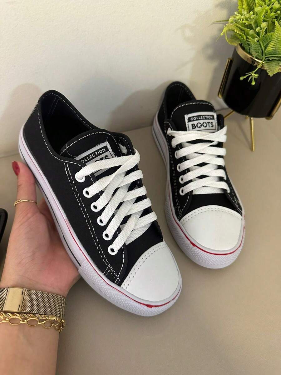Men's And Women's Unisex Casual Sneakers, Super Comfortable - Black - View 1