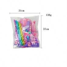 1pc/2pcs/1set New Christmas Party Performance Costume Cosplay Set, Includes Unicorn Headband, Angel Wings, Colorful Tutu Skirt, Magic Wand, Suitable For Halloween, Christmas Carnival Masquerade Ball