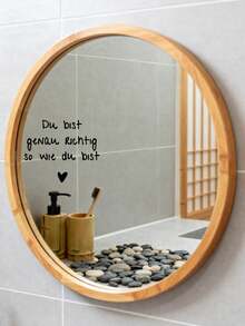 Bộ 1/2 miếng dán gương chống thấm nước truyền cảm hứng "You Are Right" - Miếng dán tường năng lượng tích cực/khẳng định tích cực với họa tiết trái tim | Thích hợp cho phòng tắm, gương trang điểm, cửa ra vào, cửa sổ & trang trí nhà cửa, phụ kiện trang trí nhà cửa truyền cảm hứng - Nhiều màu - Xem 8