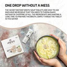30 Tablets - Seoul Soup Secrets - Instant Korean Soup Tablet Seafood Vegetable Stock Broth  Ingredients Made In Korea - Apricot - View 4