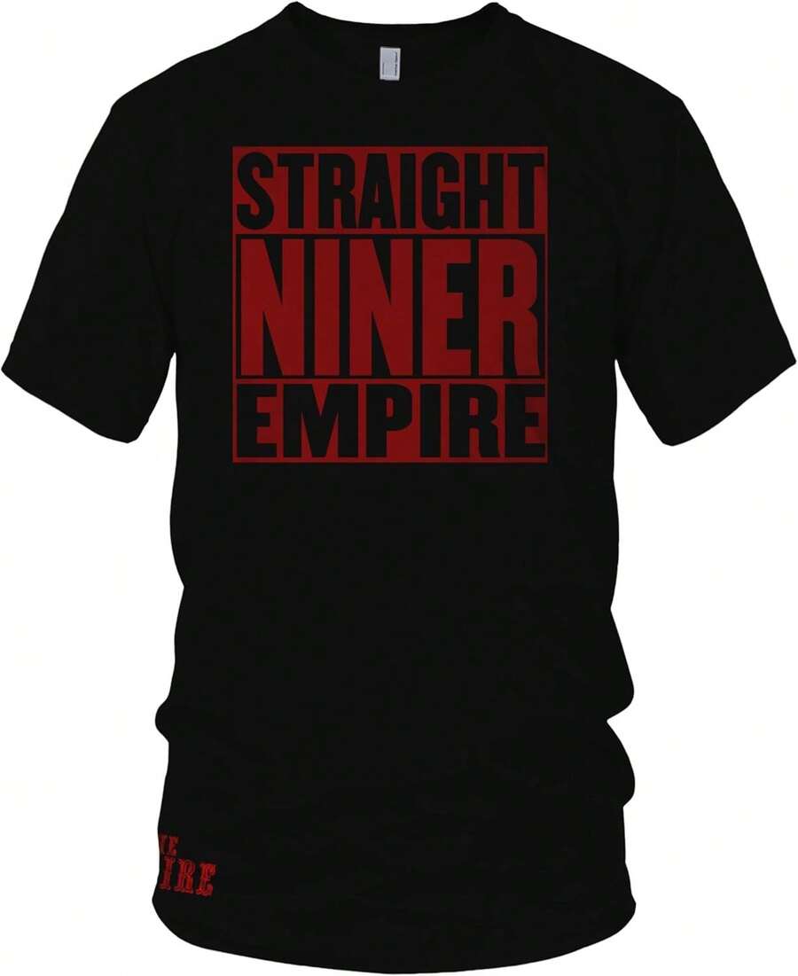 Millionaire Mentality Straight Niner Empire Short Sleeve T-Shirt - 黑色 - 查看 1