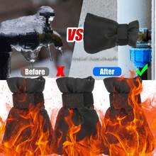 1/2 Stück Außenhahn Abdeckung - Verdickte Oxford Stoff & Baumwolle isolierte Wasserhahn Schutzhülle, wasserdicht frostschutz Zapfenabdeckung für Winterrohre, strapazierfähiger Frostschutz für Garten, Hof und Hausinstallationen