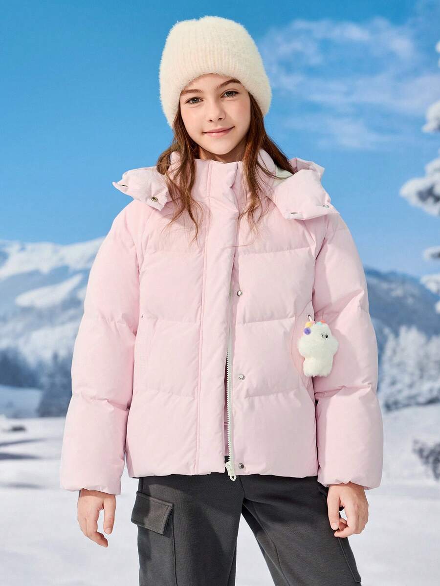 Balabala NaiPuPu IP 女童连帽羽绒服，2025 冬季保暖舒适