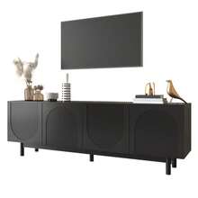 Television Stands & Entertainment Centers - Black - View 8
