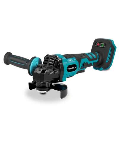 Electric Grinder, Angle Grinder, Polishing Machine,3 Speeds 125mm Brushless , Cordless Sander,Woodworking Power Tool For Makita 18V Battery(Battery Not Include)
