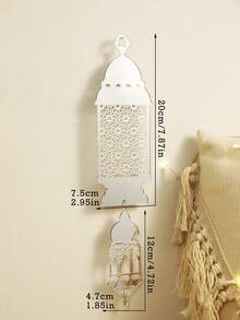 营造斋月氛围。亚克力材质新月星镂空挂饰套装，精美伊斯兰风格雕刻，点亮斋月居家的神圣与温馨，为节日空间注入独特的宗教美学氛围（Silvery）。 - 銀色 - 查看 7