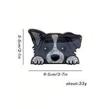 1pc Cute Dog Shaped Paw Cleaner, Medium Size, PVC Material, Ideal Gift For Women, Suitable For Daily Use Summer Hair Claws Claw Clips Hair Clips Hair Jaw Clip Hair Clamps Hair Clutch Hair Catcher Clip Fall Winter Hair Accessories For Women For Vacation Outfits Woman - 彩色 - 查看 11