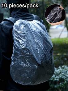 Disposable Multi-Purpose And Dustproof Cover,Outdoor Backpack Rain Cover, Dual Shoulder Dustproof Cover, Backpack Rain Cover, Suitable For Outdoor Travel, Electronic Protective Cover, Suitable For Bicycle Basket, Microwave, Rice Pot, Household Kitchen Accessories, Office And Hom,Moving Supplies, Emergency Preparedness Supplies, Camping Gear And Equipment, Holiday Essential Items For Abroad - Multicolor - View 1
