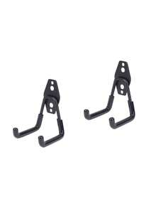 Heavy Duty Wall Mount Hooks And Multi-Purpose Storage Rack For Garage Organization And Home Storage, Suitable For Brooms, Mops, Tools, Gardening Tools, And Bicycles, Space-Saving Wall Mounted Storage Accessories To Maximize Living Space, Durable Metal Construction With Strong Load Capacity, Easy Access, Organization Solutions For Entryways, Laundry Rooms, Workshops, And Utility Rooms