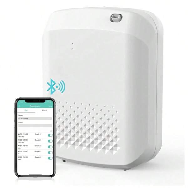 Máquina de Fragancia Bluetooth Inteligente de 400 Ml, Difusor de Aceite Esencial de Atomización Inteligente, Difusor de Aceite Esencial de Eléctrico para Hotel
