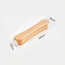 1pc Modern Minimalist Walnut Wood Pull Handle, Single/Double Hole Small Pull Handle For Furniture, Drawers, Cabinets - Multicolor - View 7