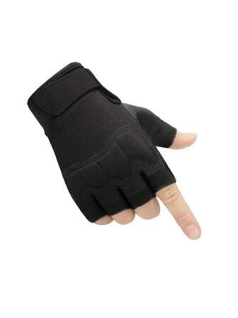 1 双全新剪发手套，半指手套，适用于美发、户外骑行、摩托车、舞蹈