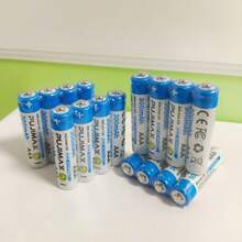 Pujimax 16 St./12 St./8 St./4 St./2 St. 1,2 V Aaa 300mah Ni-mh Wiederaufladbare Akku, Hohe Leistung, Stabile Spannung Für Bestimmte Drohnen, Taschenlampe, Spielzeug, Radio, Fernbedienung, Alarm, Türklingel, Gasherd - (ni-mh Akku-ladegerät Erforderlich) - AAA - Übersicht 10