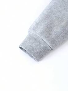 Hooded Sweatshirt New Spring/Autumn Printed Hoodie - Gris - Ver 7