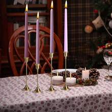 10 Inch Purple GradientTaper Candles,Set Of 4 Tapered Candle, Tall Candlesticks,Conical Stick Candles,Less,For Home Dinner, Party, Wedding, Halloween, Christmas (Purple Series, 10inch){Inchcolor_nameinch:InchPurpleseriesinch,Inchsize_nameinch:Inch10inchinch} - 紫色系列 - 查看 6