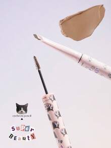 FLORTTE Fortte L Am Super Beauty Eyebrow Pencil & Brow Mascara - 03# Brown - View 10