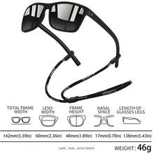 WSZ Retro Square Fashion Glasses With Chain, Luxury Shiny Design, Suitable For Driving, Beach, Outdoor Sports, Shopping, Travel, Hiking, Running, Camping And Other Occasions, Fashionable Vintage Motorcycle Driving Glasses - GL-f566-2 - View 10