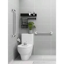 Grab Bars2 PCS Barra de  para Baño 60cm Pasamano Acero Inoxidable Barra de Agarre de Ducha para Discapacitados Mayor Mujer Embarazada Barra de Agarre para Bañera o DuchaGrab Bars - 60 centímetros - Ver 6