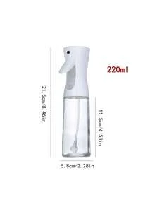 1pc 220ml Glass Cooking Oil Spray Bottle - Elegantly Fine Mist Dispenser For Grilling, Salads, Baking, Roasting, And Barbecuing - Perfect For Air Fryers And Kitchen Use