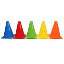 10pcs 7.09-Inch Multi-Color Training Cones, PVC Traffic Safety Cones, Suitable For Football, Sports, And Field Marking Cones, Male And Female Universal Training Equipment