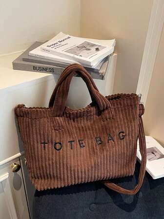 1 pieza (40cm*28cm*10cm) Bolso de mano de mujer de moda, bolso de hombro, bolso cruzado, bolso grande, material resistente a arañazos y desgaste, adecuado para compras, citas, salidas, viajes al trabajo, correa ajustable, elegante y minimalista, bolso casual y chic de color marrón para mujer