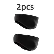 2pcs Winter Fleece Ear Warmer Headband, Earmuffs For Cold Weather, Keeps Ears Warm, Suitable For Skiing, Running, Cycling