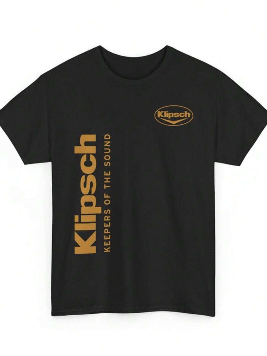 Klipsch Keepers Of The Sound Tee, Unisex Graphic T-Shirt, Music Lovers Gift, Sound Engineer Shirt, V - màu đen - Xem 1