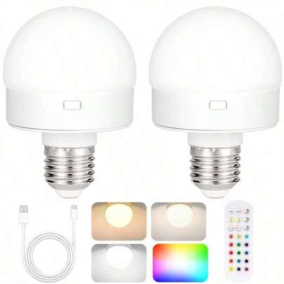 2Pack Led Rechargea…