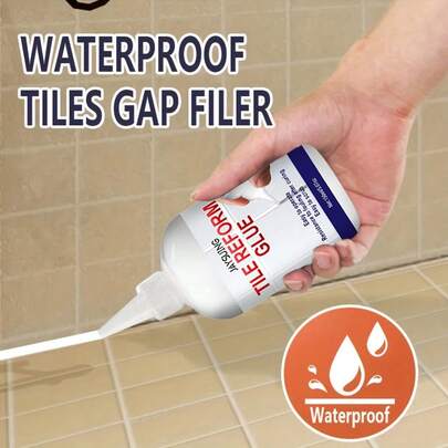 JAYSUING Waterproof Tile Repair Filler Seam Beauty Agent Ceramic Tile Grout Repair Fill Gaps Kitchen Bathroom Specific Mildew Proof Tile Reform Glue