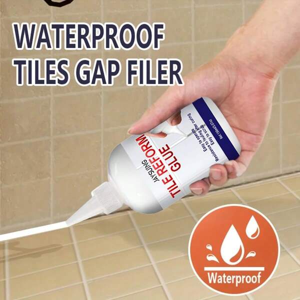 JAYSUING Waterproof Tile Repair Filler Seam Beauty Agent Ceramic Tile Grout Repair Fill Gaps Kitchen Bathroom Specific Mildew Proof Tile Reform Glue