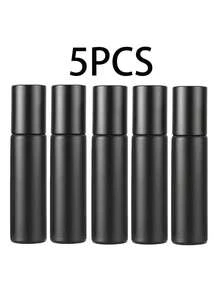 10/5/1件 10ml 玫瑰金精油滾珠瓶 玻璃瓶附額外不鏽鋼珠 便攜尺寸 精緻小巧 可重複使用 旅行配件 玫瑰金 透明 霧面白（多色可選） - 玫瑰金 - 查看 28