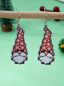 Women's Holiday Party Drop Earrings, Sparkling Christmas Earrings For Women, Alloy Christmas Gift For Her