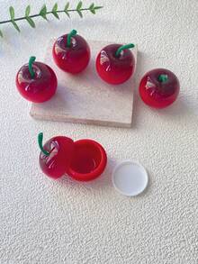 1/5个 8克 护肤水果樱桃空罐 眼霜 面部 身体 霜 容器 唇膏容器，便宜，圣诞礼物，化妆品，化妆工具，廉价商品，礼物，女士礼物，圣诞礼物 - 彩色 - 查看 2