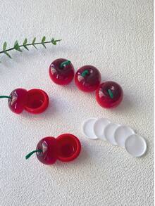 1/5个 8克 护肤水果樱桃空罐 眼霜 面部 身体 霜 容器 唇膏容器，便宜，圣诞礼物，化妆品，化妆工具，廉价商品，礼物，女士礼物，圣诞礼物 - 彩色 - 查看 6