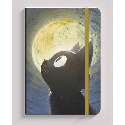 Caderno Sketchbook A5 capa dura caderno de desenho TEMA GATOS