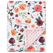 Unisex Baby Blanket, Super Soft Nursery Fleece Blanket, Printed Pattern, Dotted Fleece Backing, Newborn Printed Blanket - Multicolor - View 28