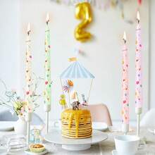 4Pcs 10 Inch Balloons Taper Candles, Printed Candy Colors Dripless Unscented Less Candle Sticks For Holiday Birthday Celebrate Home Party Dining Table Supplies{Inchcolor_nameinch:InchBallooninch,Inchsize_nameinch:Inch10Inch-4Countinch} - Balloon - 查看 5