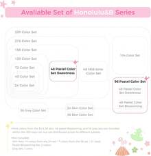 Ohuhu Pastel Markers Alcohol Based -96 Pastel Colors Of Sweetness & Blossoming - Double Tipped Art Alcohol Markers For Artist Adults' Coloring Illustration - Brush & Fine - Honolulu B - 彩色 - 查看 6