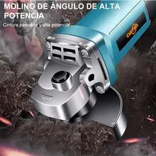 1 Juego, Con Accesorios, Esmeriladora Angular, Afiladora, Máquina Pulidora, Esmeriladora Manual, 110v, Herramienta Eléctrica Industrial, Pulidora De Autos, Juego Completo De Accesorios, Molienda De Metal Y Piedra Con - Tipo de Enchufe A USA (110-127V) - Ver 6