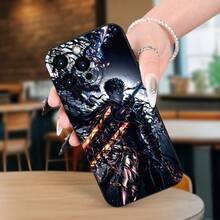 Una funda de teléfono moderna y genial con patrón de anime de dibujos animados, a prueba de golpes, cubierta protectora suave de TPU mate, adecuada como regalo de cumpleaños o festivo para hombres y mujeres, compatible con iPhone 16, 15, 14, 13, 12, 11, XS, XR, X, 7, 8, Mini, Plus, Pro, Max, SE. - Mezcla de colores - Ver 5