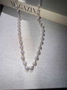 假珍珠串珠項鍊