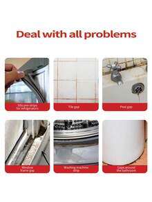 JAYSUING Gel de limpieza para eliminar manchas de moho - El removedor de moho puede eliminar rápidamente el moho e inhibir su reaparición. Es adecuado para azulejos de cocina y baño, juntas de goma de refrigeradores y lavadoras, tiras de goma de refrigeradores, juntas de azulejos, la parte inferior del inodoro, cepillos de dientes eléctricos y dispositivos de limpieza facial.