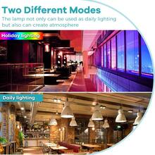 25W LED Smart Bulb RGB With Remote Control E27/E26 Colorful Indoor 220V/110V Multi-Color Changing Dimmable Recessed Ceiling 5W Bedroom Holiday Night Decoration 15W 4 Flashing Modes Party Bar Spotlight 20W Living Room Gaming Backlight Atmosphere Light 10W - RGB Bulb-with 24key Remote(E27/E26) - View 6