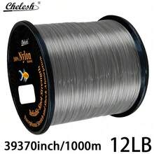Chelesh Línea de pesca de nailon de 1000m/39370 pulgadas, de alta resistencia de un solo hilo, transparente, rosa rojo, burdeos, gris negro, verde oliva, con opciones de resistencia a la tracción de 6LB-38LB, duradera y resistente a la abrasión, lanzamiento suave, ligera y flexible, resistente a la corrosión, baja absorción de agua, textura suave, fácil de controlar y atar, adecuada para pesca de mar, pesca de estanque, pesca de carpas, pesca con señuelos, manualidades de joyería, regalo de pesca - Multicolor - Ver 43