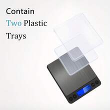 3kg Báscula de alta precisión, 6 unidades de conversión, sin cálculo manual, material ABS duradero, pantalla LCD grande, adecuada para cocina y joyería, apagado automático - alimentada por batería (baterías no incluidas) - Multicolor - Ver 17