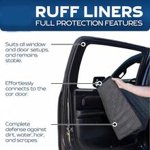 狗狗后座延伸垫 – 曾亮相《创智赢家》节目 – 适用于轿车、SUV 和中型卡车的硬底平台，承重 400 磅，防水 – 狗狗专用硬质后座垫 - 黑色 - 查看 5