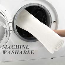 4PCS Premium Bathroom Rug Set – Ultra Soft Non-Slip Bath Mats, Super Absorbent & Quick-Dry, Machine Washable , Plush Shaggy Toilet Carpet,  Perfect For Bath, Shower, Tub Floor,Toilet Floor - 白色 - 查看 6