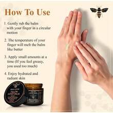 Organic Grass-Fed Beef Tallow Balm With Raw Honey - Moisturizing Cream For Soft, Smooth Skin - Handmade  Moisturizer - 黑色 - 查看 4